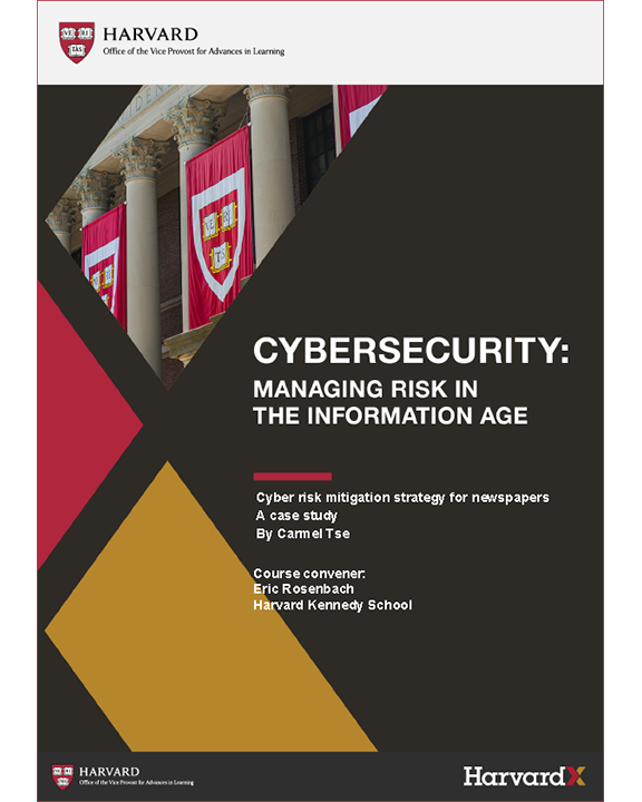 Cybersecurity capstone cover